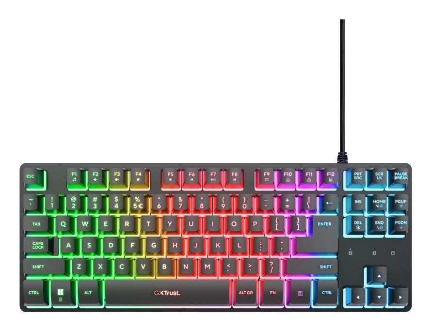 TRUST GXT833 THADO TKL KEYBOARD BLK ND TRUST