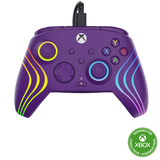 Turtle Beach Afterglow Wave Wired – Xbox/PC, lilla – Front med Xbox-logo