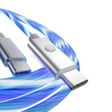 ONIVERSE LED FAST CHARGING CABLE : USB-C > USB-C, 2 M - WHITE Oniverse