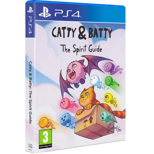 Catty & Batty: The Spirit Guide – PlayStation 4 – spilomslag