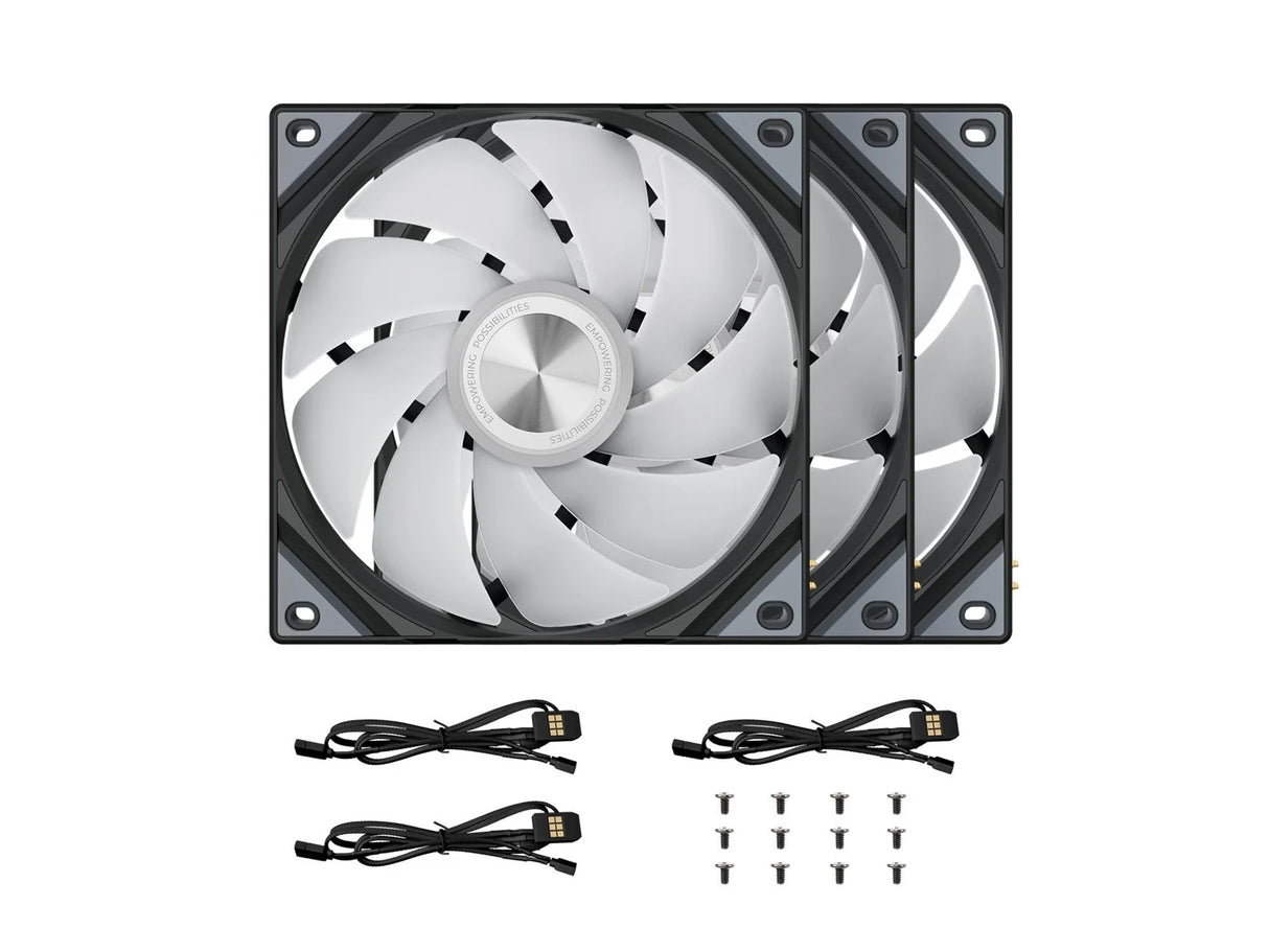 TRYX ROTA SL ARGB 120mm Lüfter-Dreierpack, Schwarz 