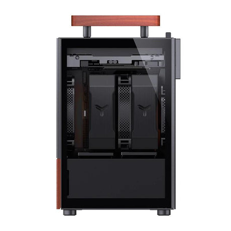 Jonsbo T6 Mini-Tower, Mini-ITX, Tempered Glass, Wood - Black Dongguan Sibositong Industrial Co., Ltd. (Jonsbo)
