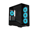 Lian Li Vector V100 Mini Schwarz (mit 4 RGB-Lüftern) 