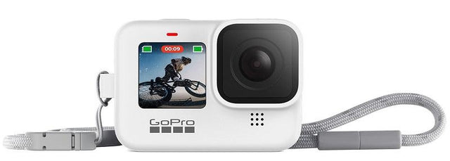 GoPro - Sleeve + Lanyard for HERO9/HERO10 Black (White) - E GoPro
