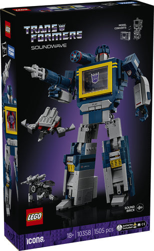 LEGO 10358 Icons Transformers: Soundwave Lego