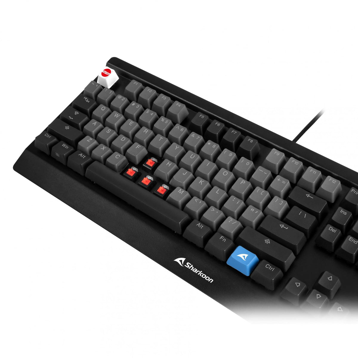 Sharkoon SKILLER SAC20, keycap (black, 115 pieces, ISO layout (DE)) Sharkoon