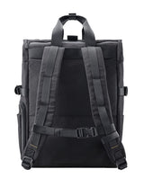 ASUS ProArt PP4600 sort rygsæk bagfra med skulderstropper og brystrem