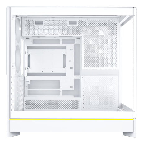 Montech HS02, Glass front, ATX, no fans - White Telon Technology Co Ltd (Montech)