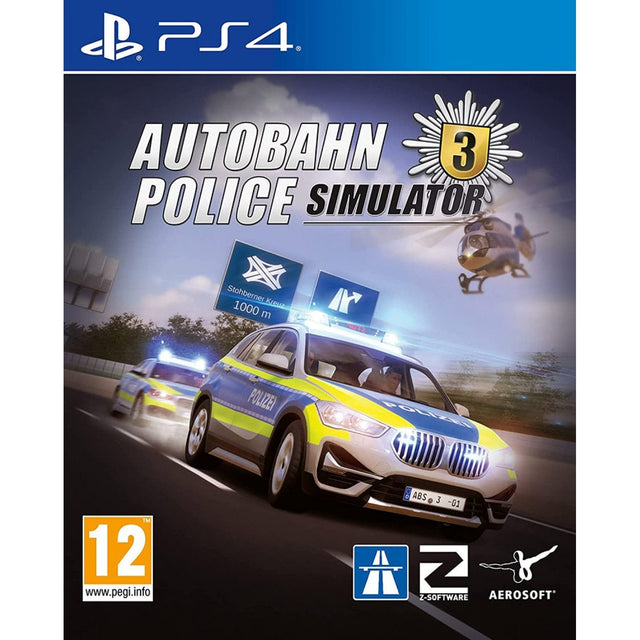 Autobahn Police Simulator 3 – PlayStation 4 – spilomslag