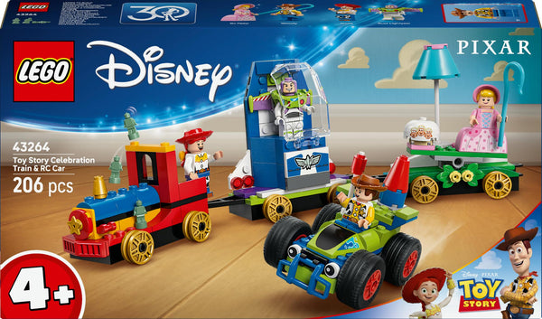 LEGO 43264 Disney Pixar Partyzug und das ferngesteuerte Auto aus Toy Story