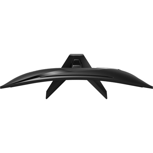MSI MAG 32CQ6F – 31,5″ buet WQHD-gamingskærm, 180 Hz – stativfod set ovenfra