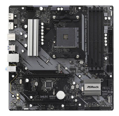 ASRock B550M Phantom Gaming 4 bundkort - produktbillede 2