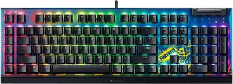 Razer - BlackWidow V4 X - (Yellow Switch) - Fortnite Edition Razer
