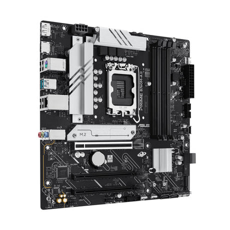 ASUS PRIME B760M-A II-CSM set skråt forfra