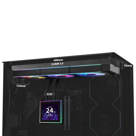 Lian Li Hydroshift II LCD-S, 360CL Wireless, Black Lian Li
