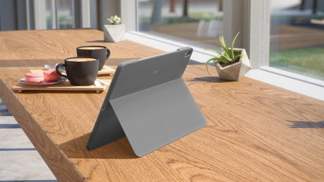 Logitech - Combo Touch iPad Air 11-inch (M2) - OXFORD GREY - PAN - NORDIC