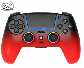 Deep Explorer Pro RGB Eclipse Red – sort og rød controller til PS5 – forside
