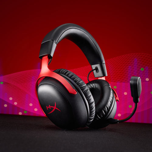 HyperX - Cloud III S Wireless – Red/Black HyperX