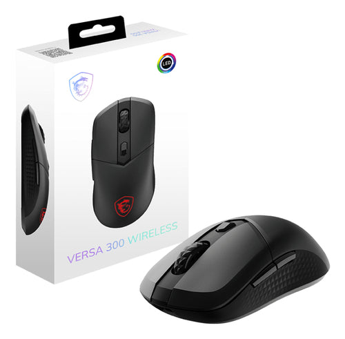 MSI VERSA 300 WIRELESS gamingmus - sort - visning 5