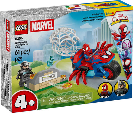 LEGO 11206 Marvel Spidey and his super friends Spidey on motorcycle vs. Rhino Lego