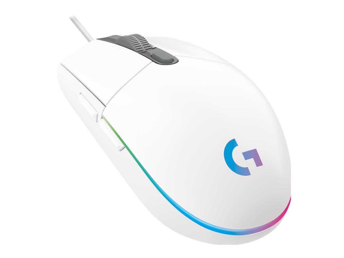 Logitech Gaming Mouse G102 LIGHTSYNC optisches Kabel weiß 