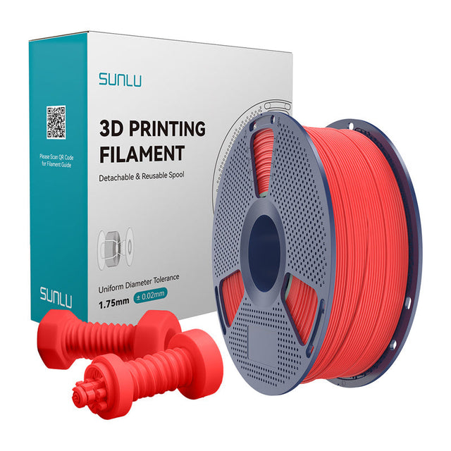Sunlu ABS High-Speed filament – rød, 1,75 mm, 1 kg