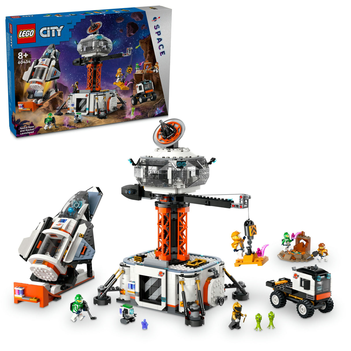 LEGO 60434 City space base with launch pad, construction toy LEGO