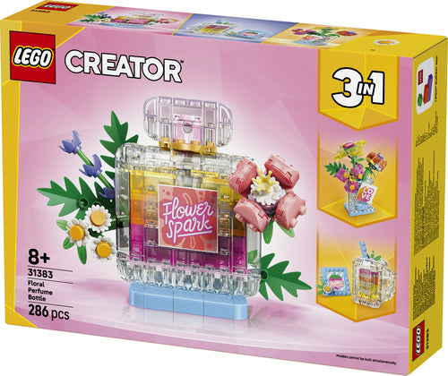 LEGO Creator 3w1 31383 - Flakon perfum z kwiatową ozdobą