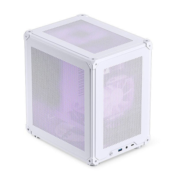 Jonsbo C6 mATX-kabinet – hvid