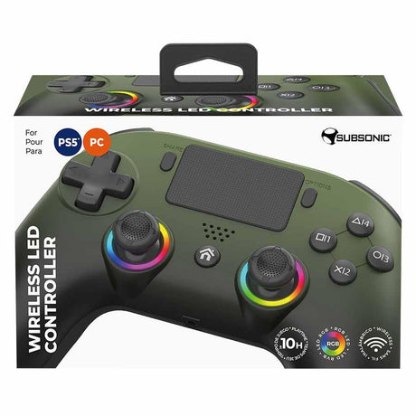 Subsonic – Wireless LED Controller – PS5 (Green)