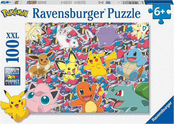 Ravensburger Pokémon Ready to Fight puslespil – 100 brikker