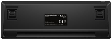DK470 60% Mechanical Keyboard, Lubed Hot-Swap KTT Switches deltaco_gaming
