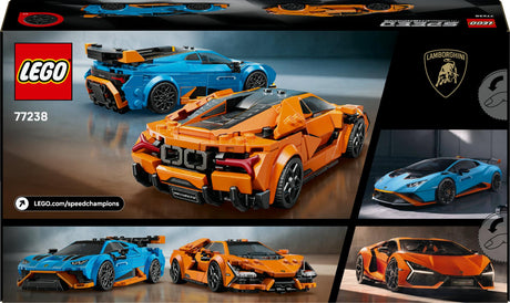 LEGO - Speed Champions - Lamborghini Revuelto & Huracán STO (77238) LEGO