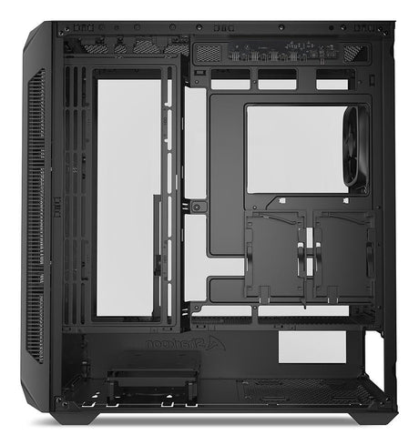Sharkoon AK5M RGB Black Mesh Front Tempered Glass 4x 120mm ARGB PWM Fans USB-C BTF ATX Gaming PC Case Sharkoon