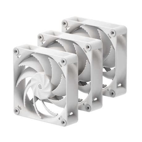 HAVN H12 – Hvid 120 mm performance blæser med høj luftgennemstrømning HAVN