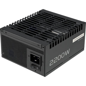 ASUS Pro WS 2200P – sort strømforsyning set skråt ovenfra