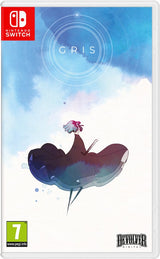 GRIS Nintendo Switch-cover med hovedfiguren på blå og hvid baggrund