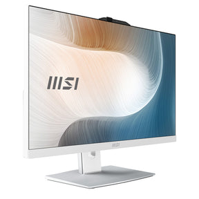 MSI Modern AM242P 1M-2097EU – skærm og fod fra anden vinkel