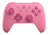 8BitDo Ultimate 2C Bluetooth – Switch-controller – Lyserød – lyserød controller med knapper