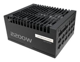 ASUS Pro WS 2200P – ventilator og kabeltilslutninger set skråt