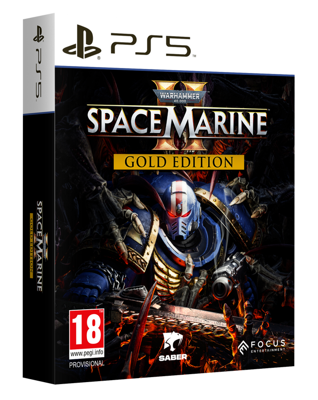 Warhammer 40,000: Space Marine 2 (Gold Edition) (FR/Multi in Game) – PlayStation 5 – spilomslag