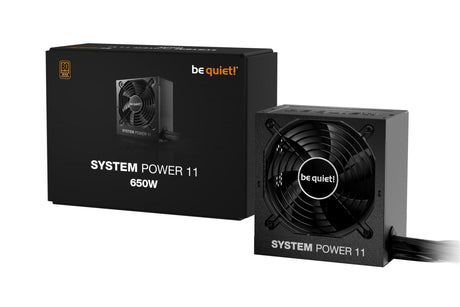 Be quiet System Power 11 650W ATX3.1 (black, 1x 12-pin high power GPU, 2x PCIe, 650 watts) Be quiet