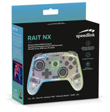 Speedlink - RAIT NX RGB Gamepad - Wireless/Wired - for PC/Android/Switch OLED/Lite, clear transparent Speedlink