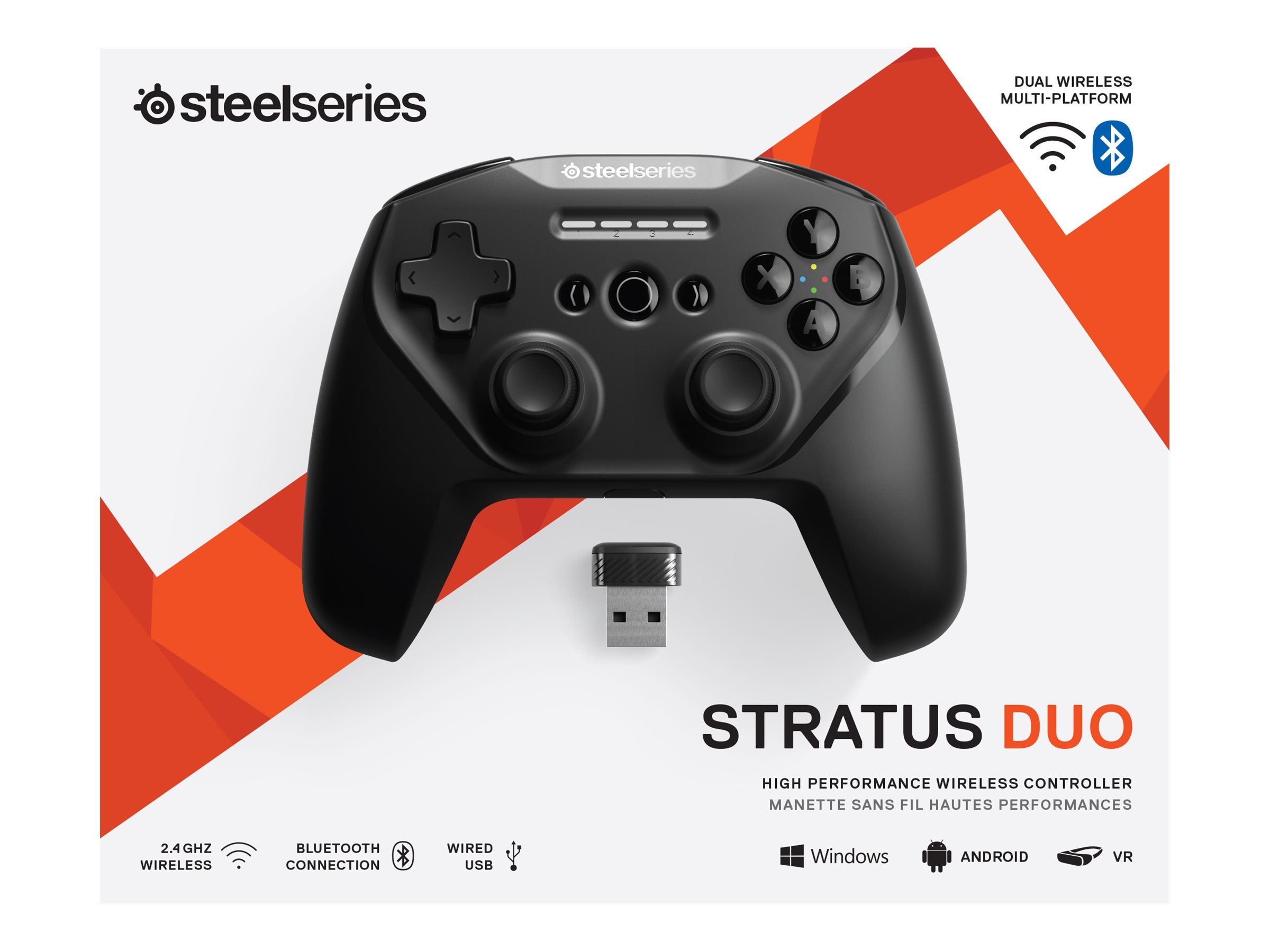 SteelSeries Stratus Duo Gamepad Schwarz 