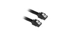 Sort Sharkoon SATA III datakabel med to lige 7-pin-stik