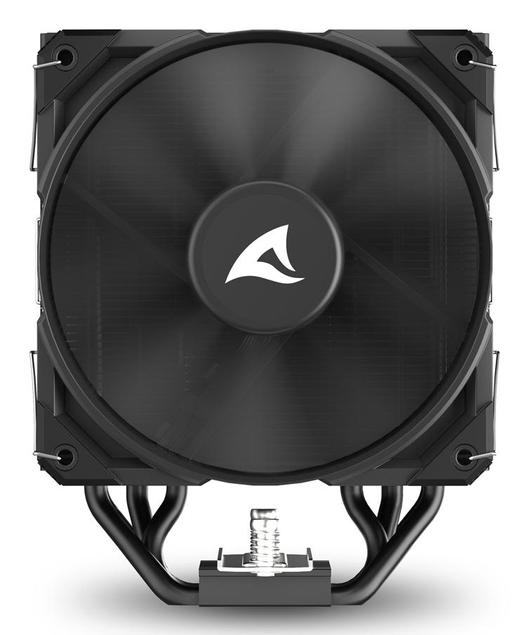 Sharkoon A50 Black 230W TDP 5-Heatpipe 120mm PWM FDB CPU Air Cooler Sharkoon