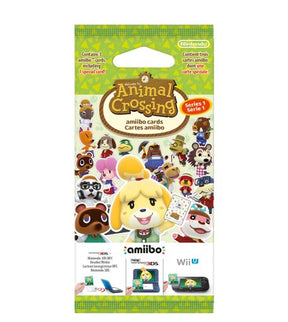 Nintendo Animal Crossing amiibo-kort Serie 1, 3 stk. – Kortpakke