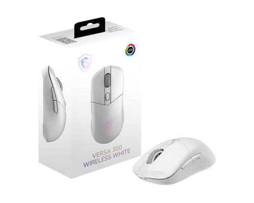 MSI VERSA 300 WIRELESS gamingmus - hvid - visning 5
