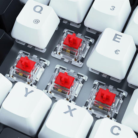 Sharkoon SKILLER SGK50 S3 (white, DE layout, Gateron Red) Sharkoon