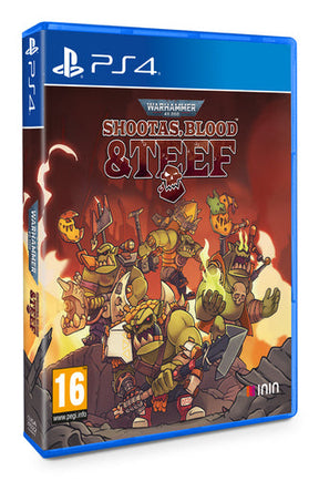 WARHAMMER 40,000: SHOOTAS, BLOOD and TEEF – PlayStation 4 – spilomslag
